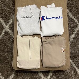 Bundle of 4 Hoodies Champion, ASOS, Old Navy